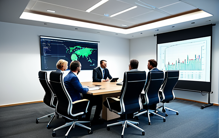 Strategic Alliance Meeting**

"A strategic meeting in a modern, high-tech conference room. Several fully clothed executives in professional business attire are seated around a large table, illuminated by soft, natural light. Charts and data visualizations are displayed on a large screen in the background. The scene conveys collaboration and intense discussion of inter-server war strategies. Perfect anatomy, correct proportions, well-formed hands, natural pose, safe for work, appropriate content, fully clothed, professional, family-friendly, high quality, digital art."

**