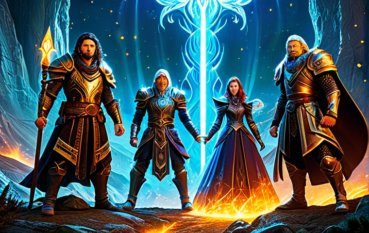Alliance Buffs in Action**

A group of fully clothed warriors and mages in shining armor, standing together in a vibrant fantasy landscape, surrounded by glowing magical effects representing stat buffs.  Appropriate attire, perfect anatomy, natural proportions, professional digital art, high quality, dynamic lighting, safe for work, family-friendly.  Auras of power emanating from each character symbolize the strength of the alliance. Modest clothing, well-formed hands, proper finger count.

**