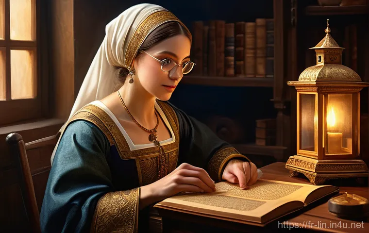 리니지 희귀 장비 가치 평가 - **An adventurer discovering a rare artifact in a dungeon:** A dramatic, cinematic fantasy scene depi...