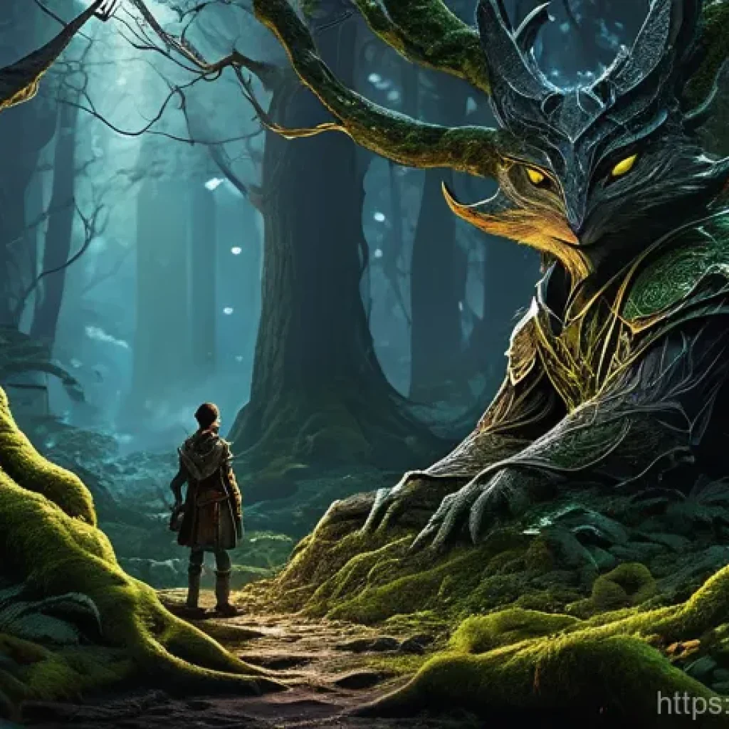 리니지 희귀 몬스터 공략 - **Prompt Title: Nightfall in the Enchanted Forest: Confronting the Dark Forest Mortar**

    **Promp...