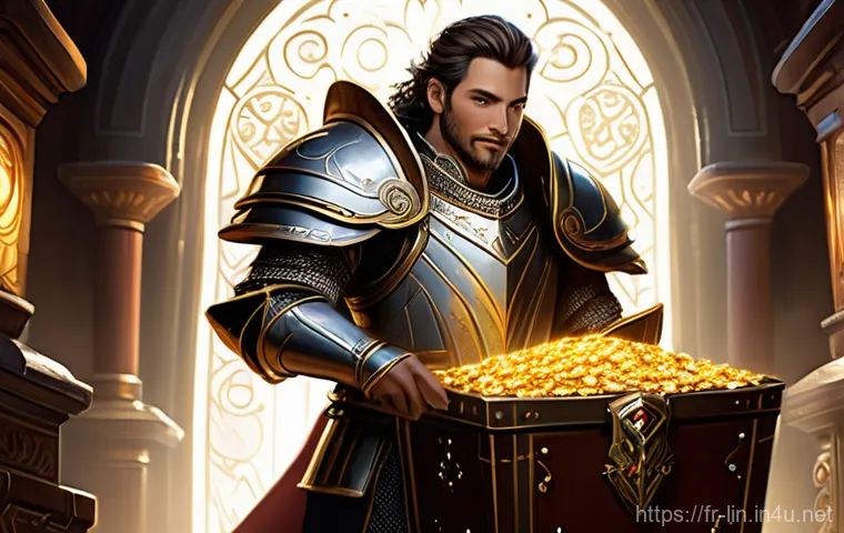 리니지 신규 유저 보너스 - **Prompt 2: Guild Gathering and Strategic Planning**
    A diverse group of Lineage characters, cons...