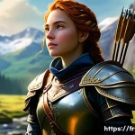 리니지 엔드게임 콘텐츠 분석 - **Prompt 1: A Grand Fantasy Expedition**
"A brave female adventurer, clad in practical but elega...